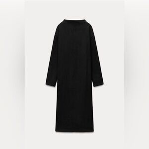 Zara Black Long Sleeve Dress